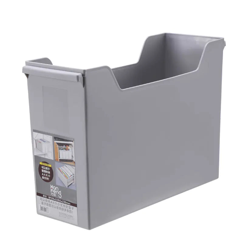 Desktop Organizer Box for Files and Books Storage
