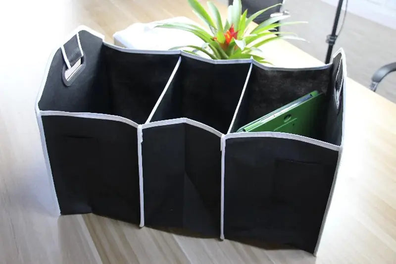 Car Non-Woven Storage Box and Trash Bin (Foldable)