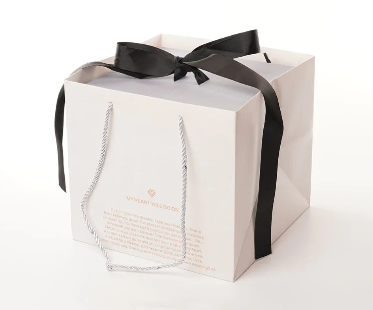 Soap Flower Gift Box with Artificial Roses and Preserved Flowers