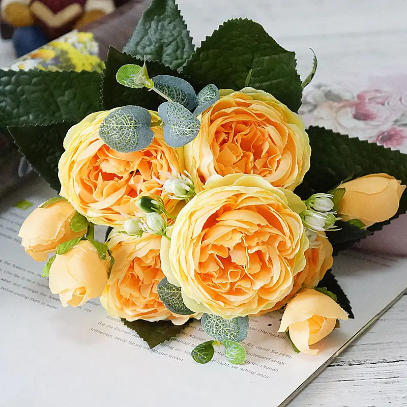 Artificial Roses - Faux Flowers for Decoration