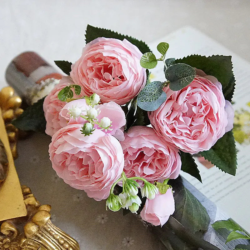 Artificial Roses - Faux Flowers for Decoration