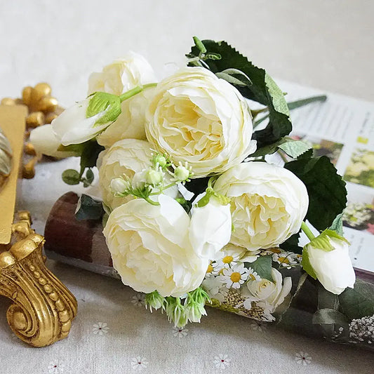 Artificial Roses - Faux Flowers for Decoration