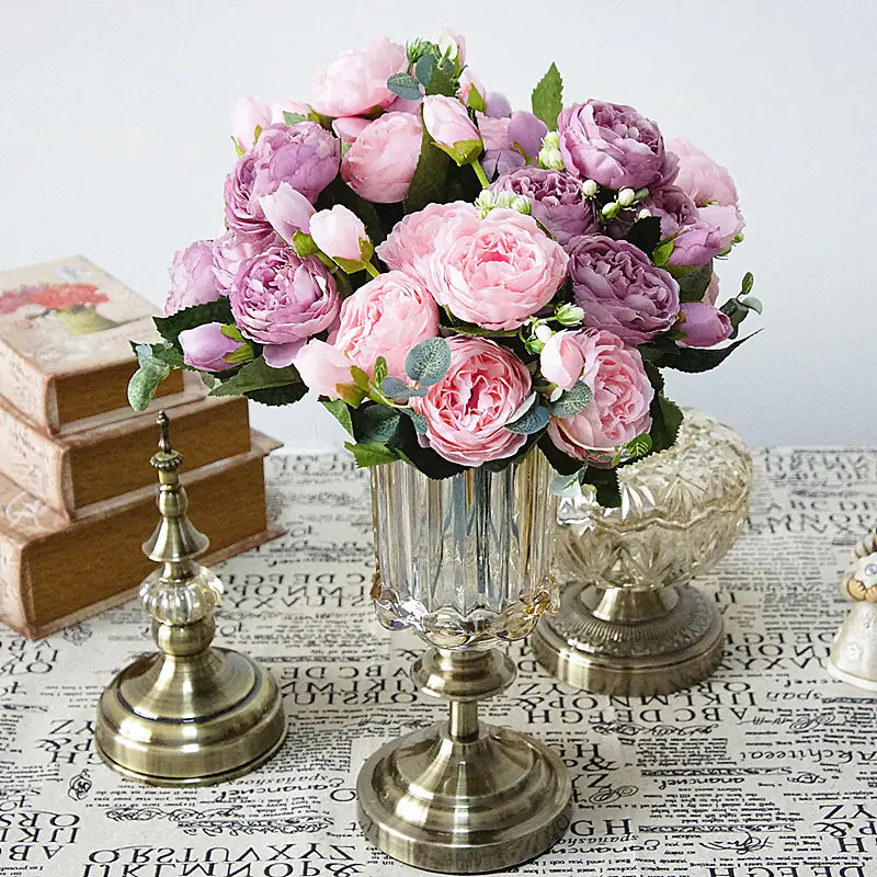 Artificial Roses - Faux Flowers for Decoration