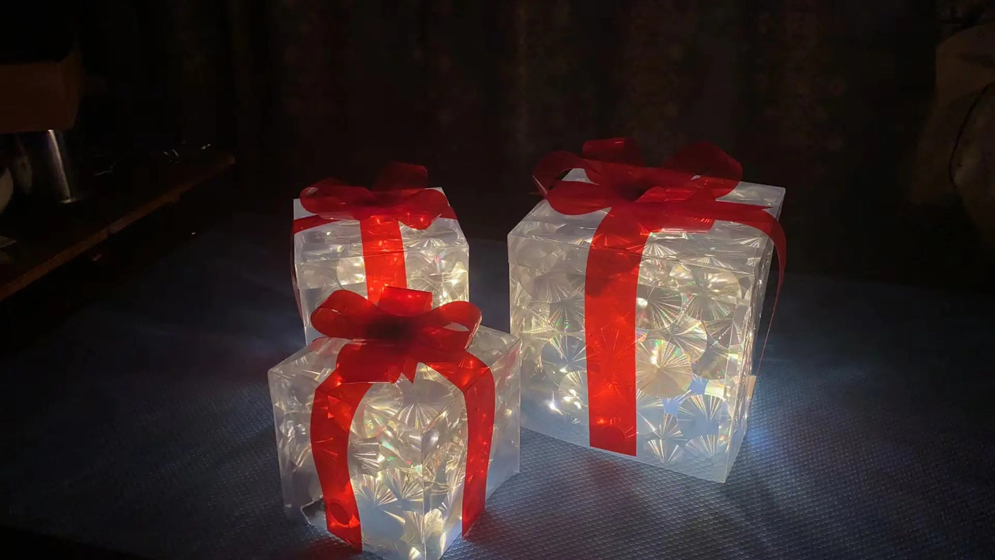 New Christmas Lover Gift Box Set with Lights