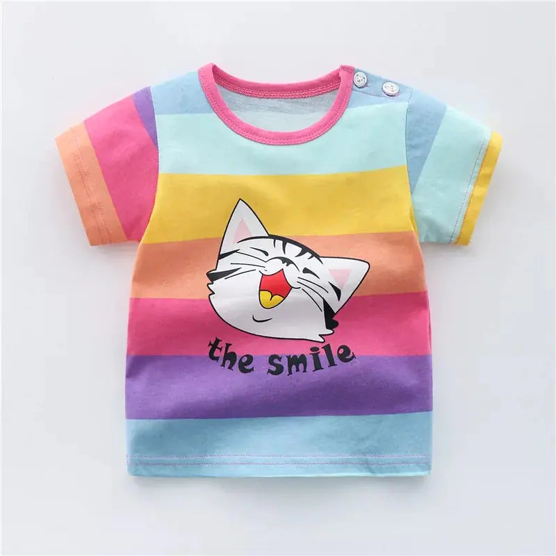 Cotton T-Shirts for Babies and Kids