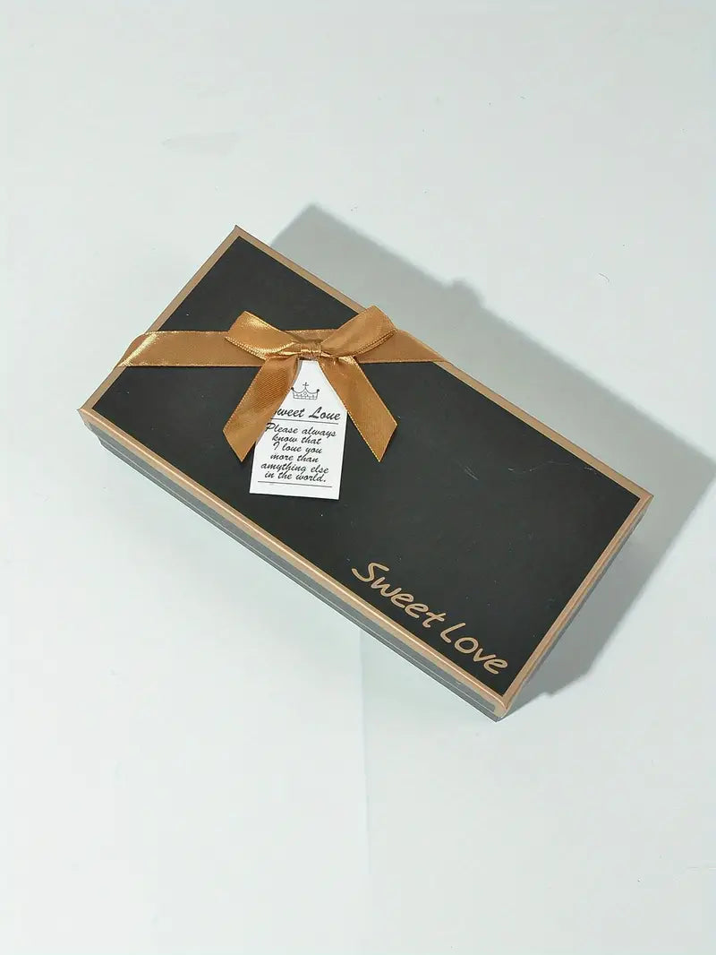 Romantic Pink Soap Flower Set with Kawaii Bear Gift Box