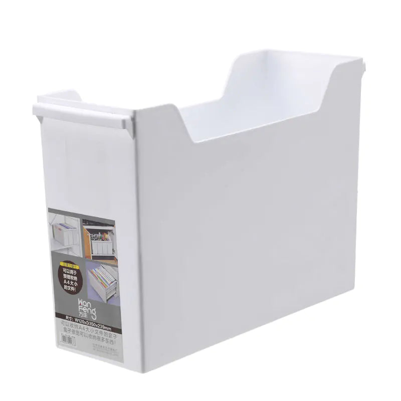 Desktop Organizer Box for Files and Books Storage